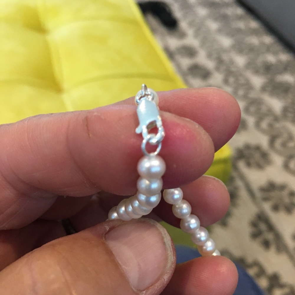 Freshwater Pearl Bracelet +Earrings (SW) - Picture 8 of 9